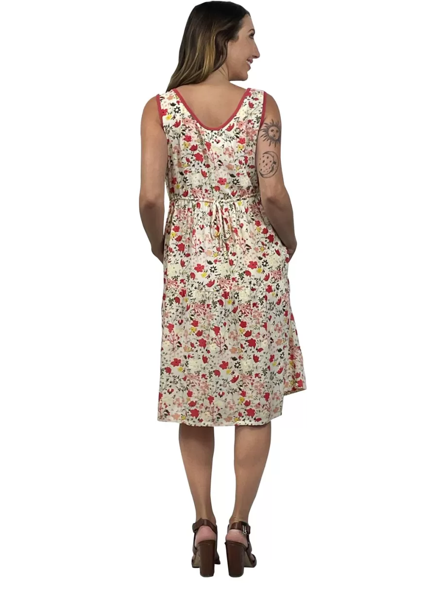 La Cera™ Vestido Con Estampado De Rayon A Capas De La Cera^ Vestidos Tejidos