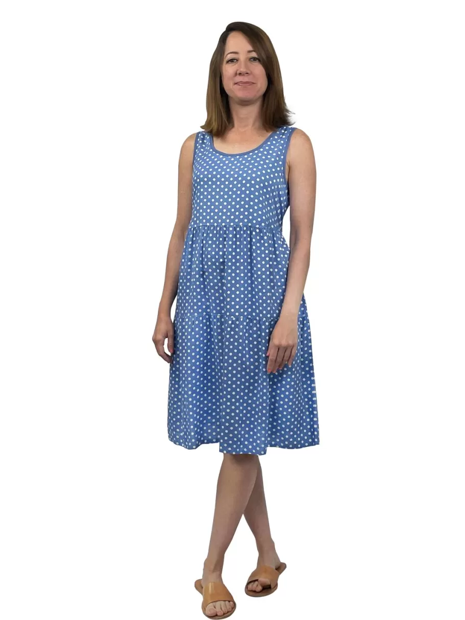 La Cera™ Vestido Con Estampado De Rayon A Capas De La Cera^ Vestidos Tejidos