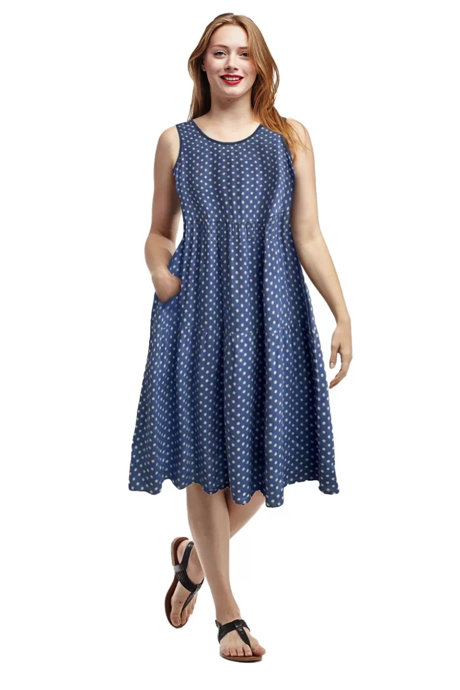 La Cera™ Vestido Con Estampado De Rayon A Capas De La Cera^ Vestidos Tejidos