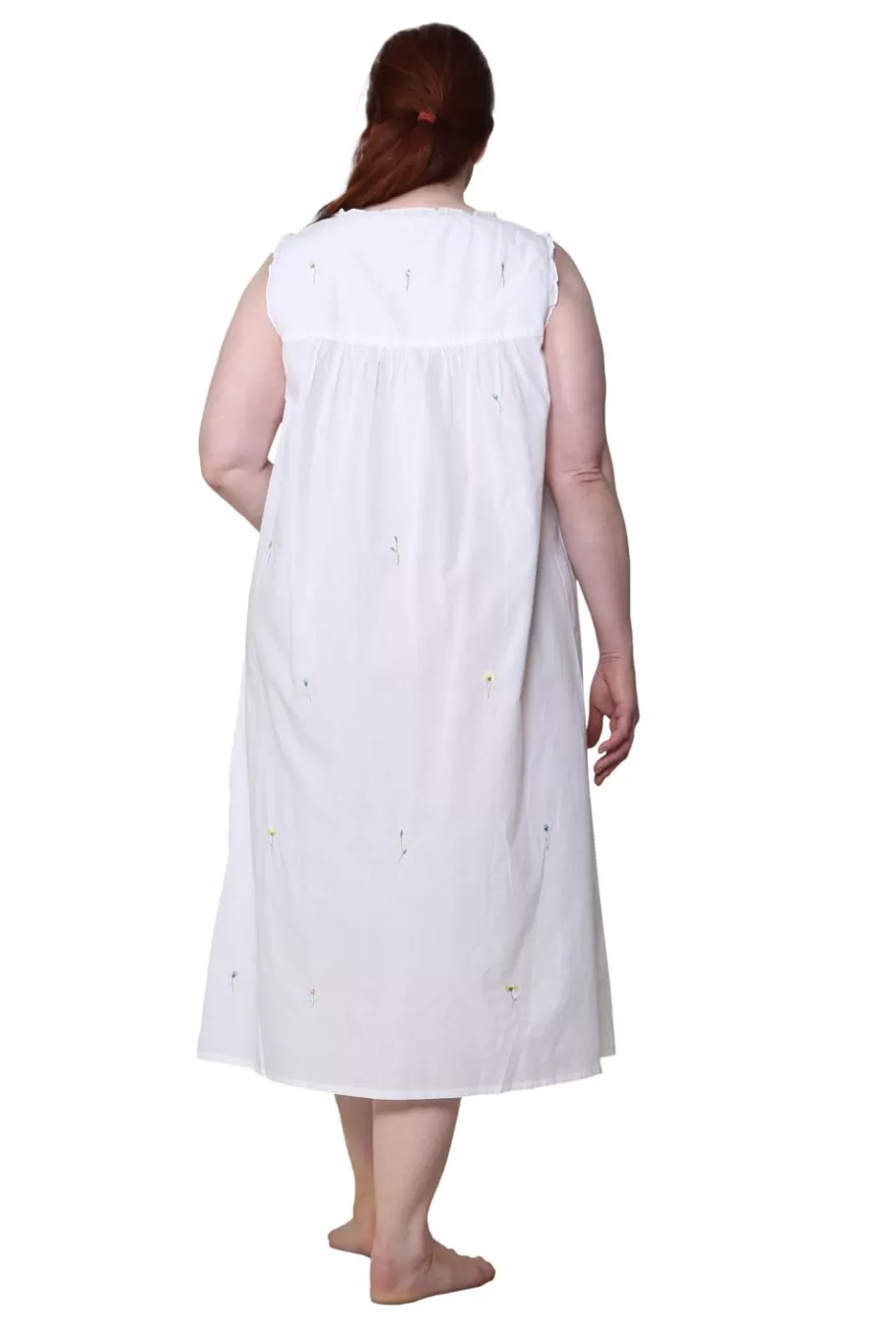 La Cera™ Vestido De Algodon Breath Of Spring De Talla Grande^ Más Ropa De Dormir