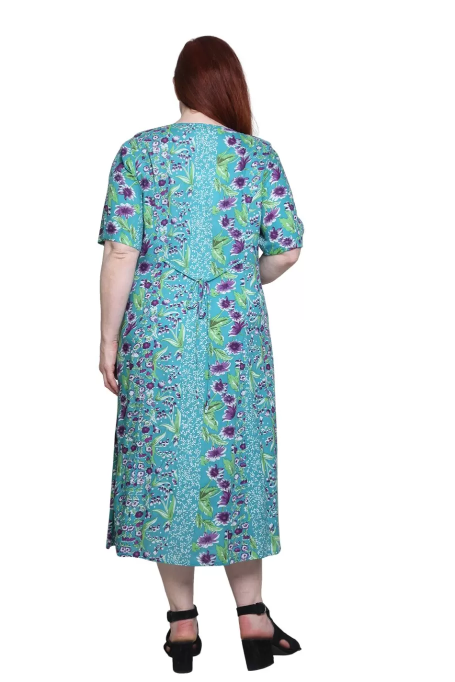La Cera™ Vestido De Manga Corta Con Botones En La Parte Delantera La Cera De Ta^ Vestidos Plus