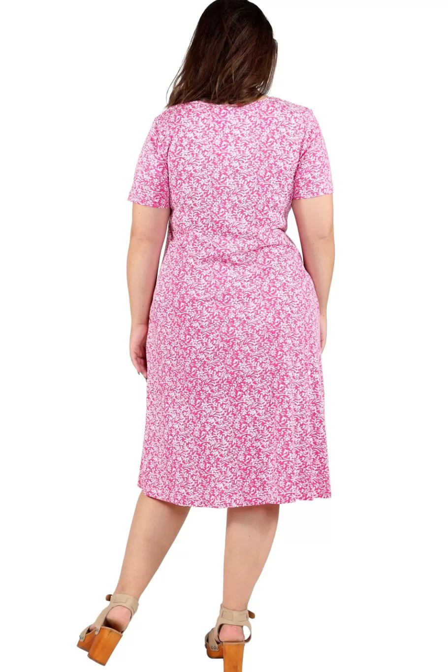 La Cera™ Vestido De Punto Evase De Talla Grande La Cera^ Vestidos Plus