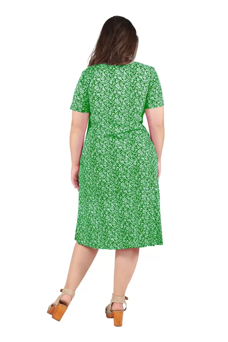 La Cera™ Vestido De Punto Evase De Talla Grande La Cera^ Vestidos Plus