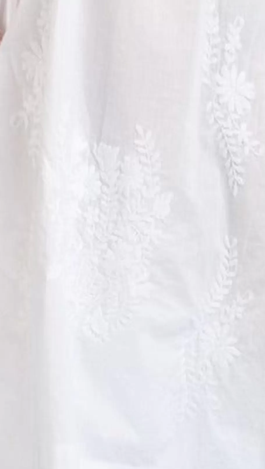 La Cera™ Vestido De Talla Grande Bordado Blanco 100% Algodon^ Más Ropa De Dormir