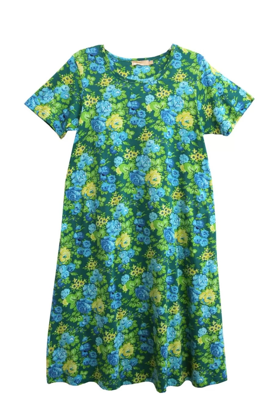 La Cera™ Vestido Evase Con Estampado Floral La Cera - Talla Grande^ Vestidos Plus
