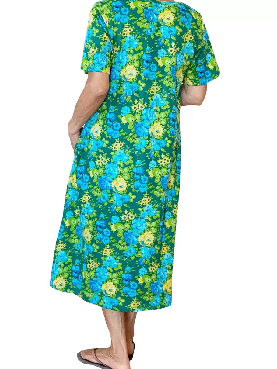 La Cera™ Vestido Evase Con Estampado Floral La Cera - Talla Grande^ Vestidos Plus