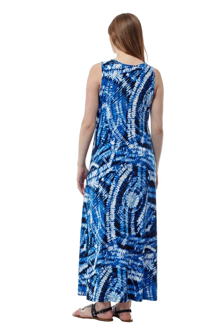 La Cera™ Vestido Largo Con Estampado Tie-Dye Y Paisley De La Cera^ Vestidos De Punto