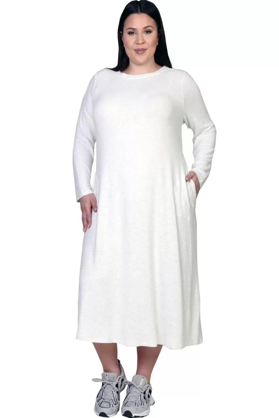 La Cera™ Vestido Recto De Talla Grande De The Comfort Collection^ Más Ropa Cómoda