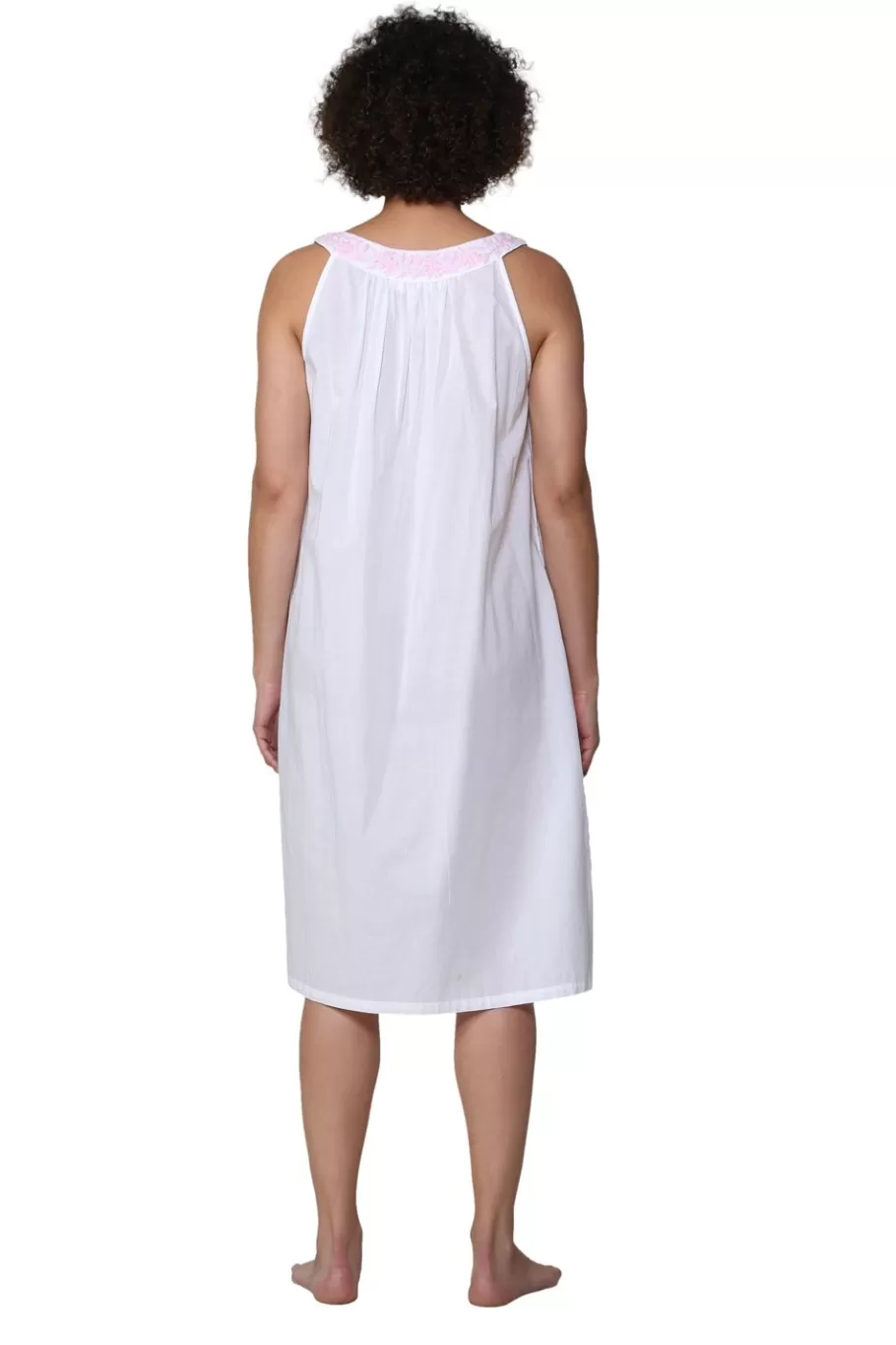 La Cera™ Vestido Sin Mangas Con Bordado En Contraste De La Cera^ Vestidos