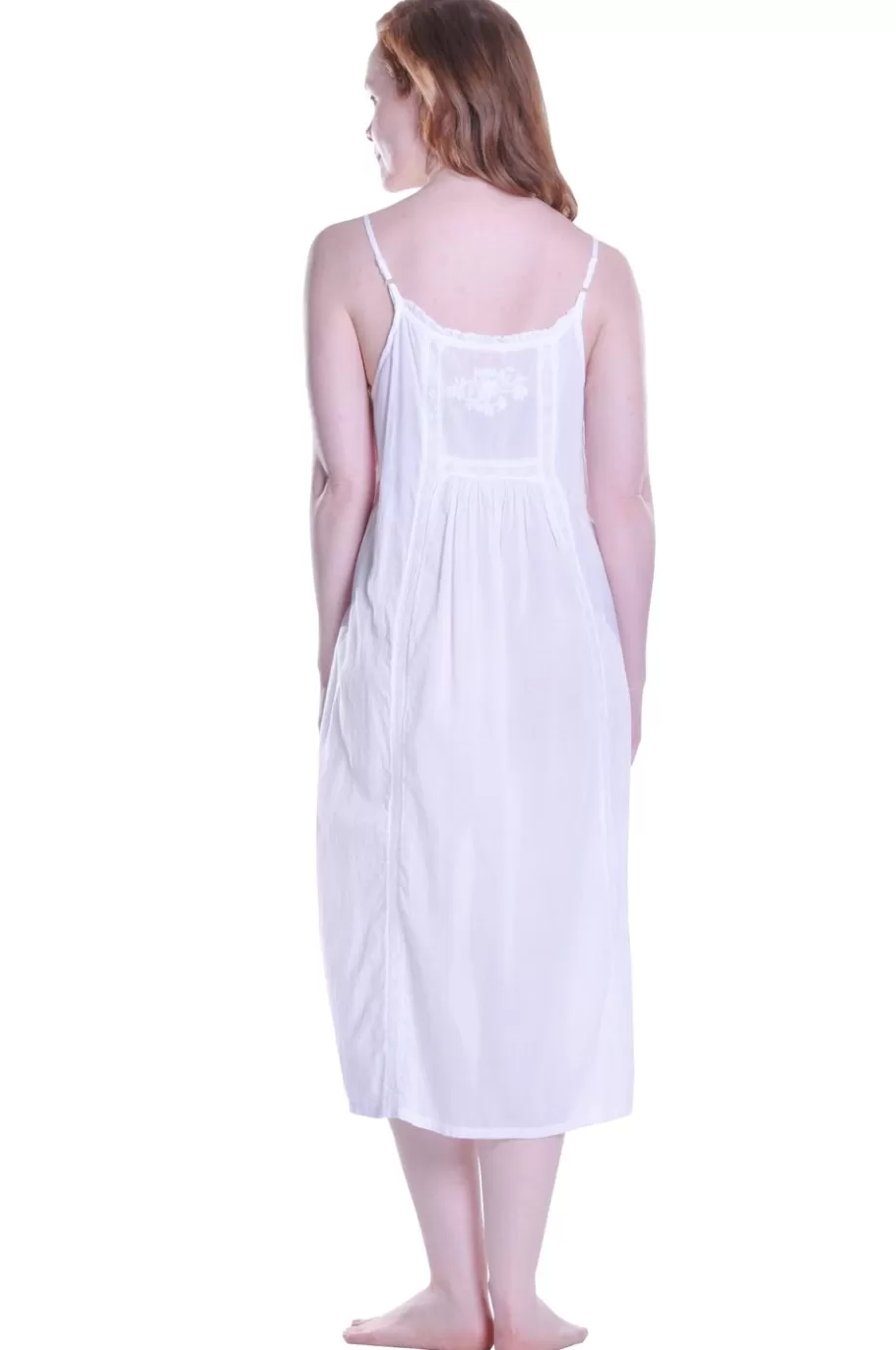La Cera™ Vestido Sin Mangas Con Canesu Y Pechera Bordado De La Cera^ Vestidos